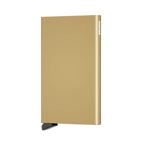 SECRID Card Protector Gold Aluminium Card Case Pens De Luxe Online Shop