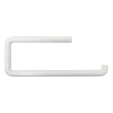 Interdesign Plastic Wall Mount Paper Towel Holder In White 09334 The
