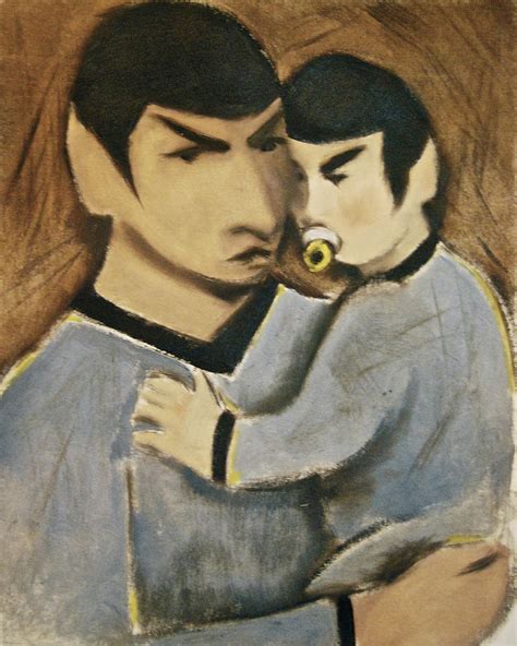 Baby Spock Art Print Painting By Tommervik