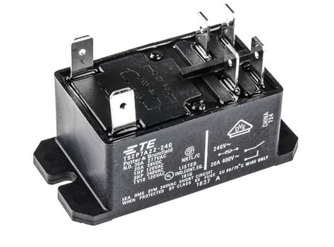 Te Connectivity 240v Ac Coil Non Latching Relay Dpno 30a Switching