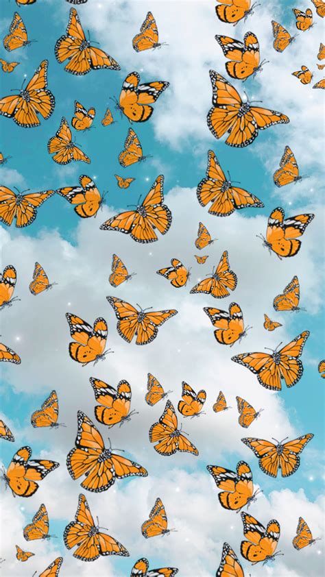 Butterfly Wallpaper In 2020 Edgy Wallpaper Butterfly