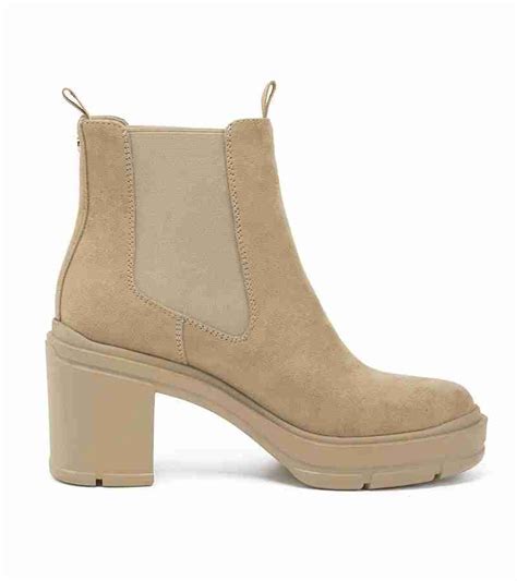 Redtop Chelsea Boots Womens Nude Suede Platform Ankle Boots Nike