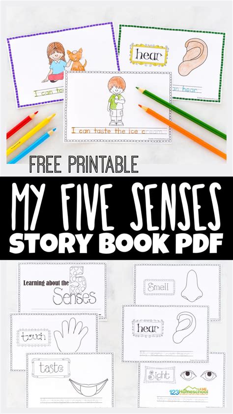 My Five Senses Story Book Free Printable Pdf My Five Senses Senses