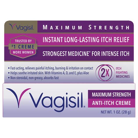 Vagisil Anti Itch Vaginal Creme Maximum Strength Oz Pick Up In Store Today At Cvs