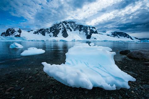 Visionary Wild Ice And Snow And Land Of The Antarctic Peninsula At