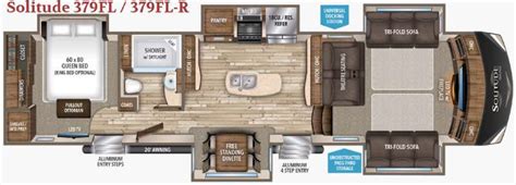 At camping world we want you to enjoy rv living in a fifth wheel. Grand Design Solitude 375FL Fifth Wheel: Front Living ...
