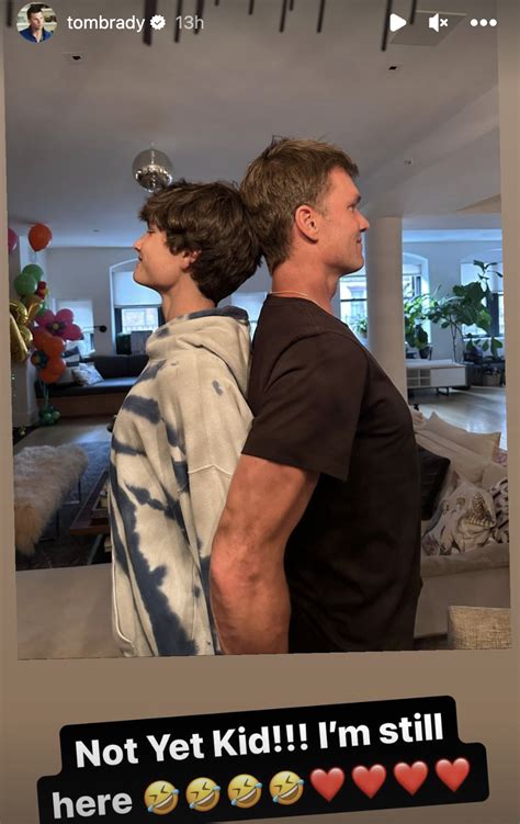 Tom Bradys Son Jack Is Nearly As Tall As Legendary Qb