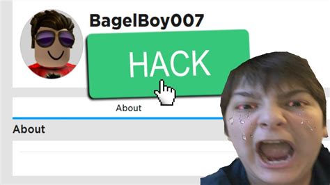 I Hacked His Roblox Account Big Mistake Youtube