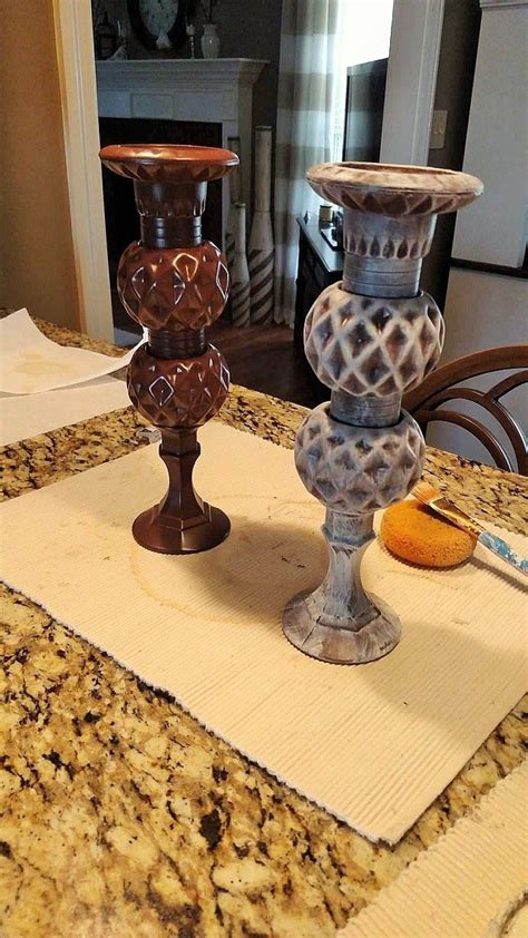 Diy Dollar Tree Pillar Candle Holder Decorate And More With Tip