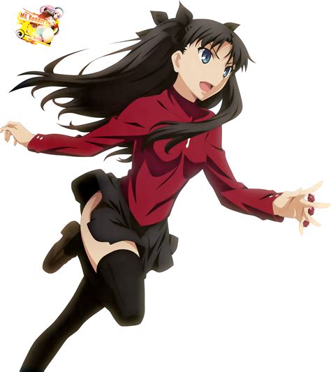 fate stay night tohsaka rin render 14 anime png image without background