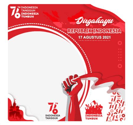 Link Twibbon Hari Kemerdekaan 2021 Dirgahayu Indonesia Ke 76 Gambaran