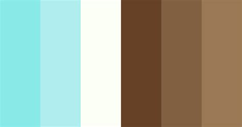 Pale Blue And Brown Color Scheme Blue