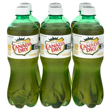 Save On Canada Dry Zero Sugar Ginger Ale Soda Caffeine Free 6 Pk
