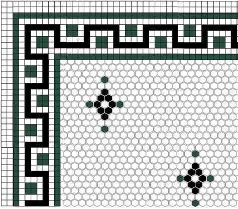 Historic Mosaic Patterns American Restoration Tile Mosaic Patterns