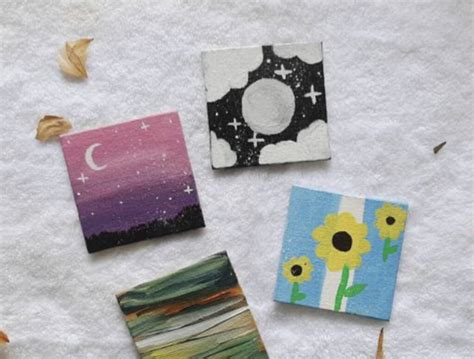 10 Cute Mini Canvas Painting Ideas For Total Beginners Indie88