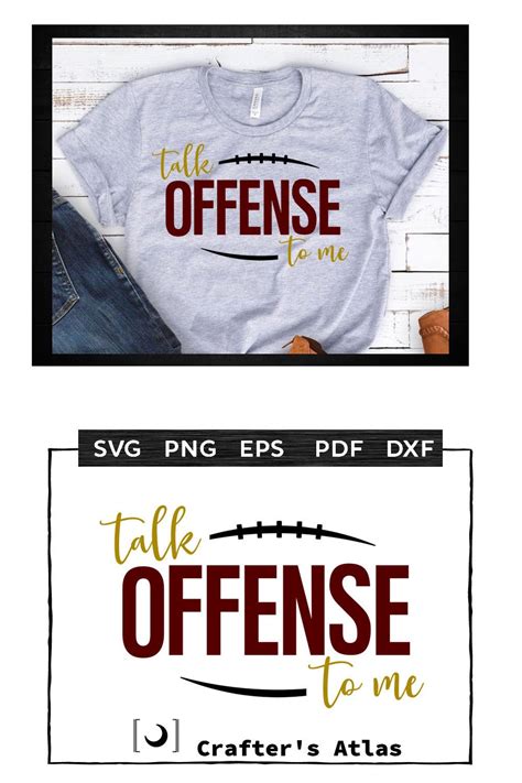 Offense svg football svg talk offense to me football shirt | Etsy