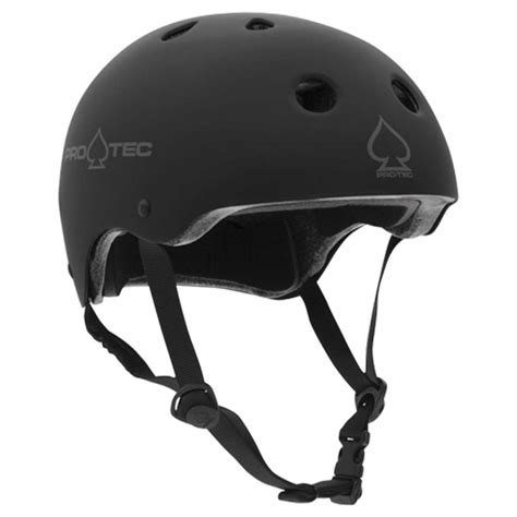 Protec Certified Classic Skate Helmet Matte Black