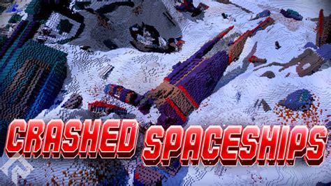 Crashed Spaceships By Rareloot Minecraft Marketplace Map Minecraft