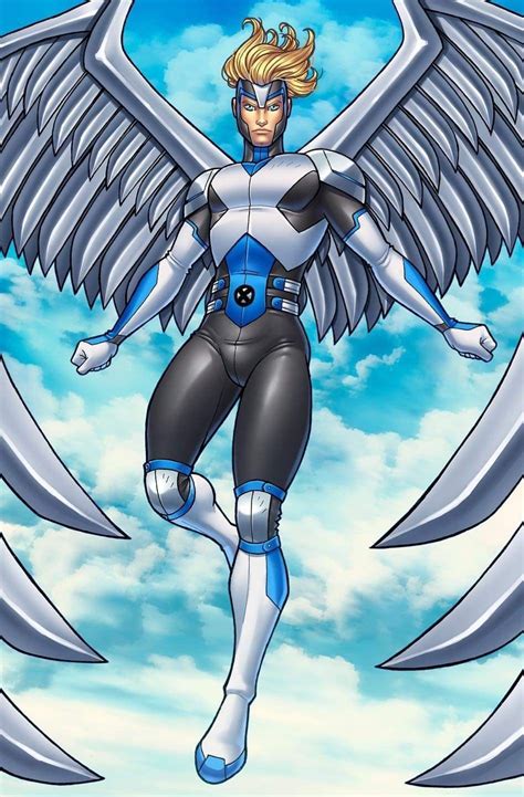 El Angel X Men Archangel Marvel Comics X Men X Factor Metal