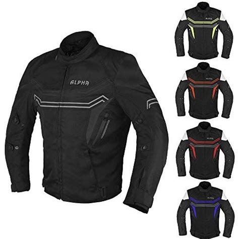 Jayefo Alpha Cycle Gear Motorcycle All Season Jacket Black Medium