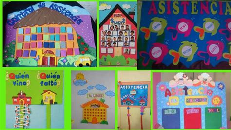 60 Carteleras De Asistencia Creativa Para Preescolar Murales De