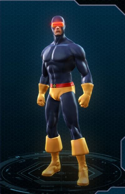 Marvel Heroes Cyclops Classic Costume The Video Games Wiki