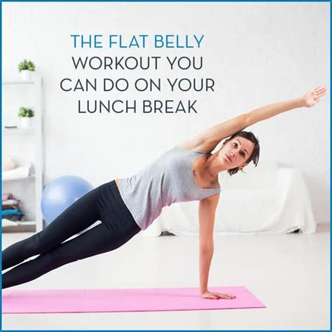 The Flat Belly Workout You Can Do On Your Lunch Break