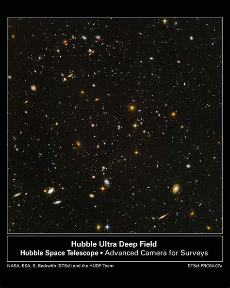Hudf Campo Ultra Profundo Del Hubble Wikipedia La Enciclopedia