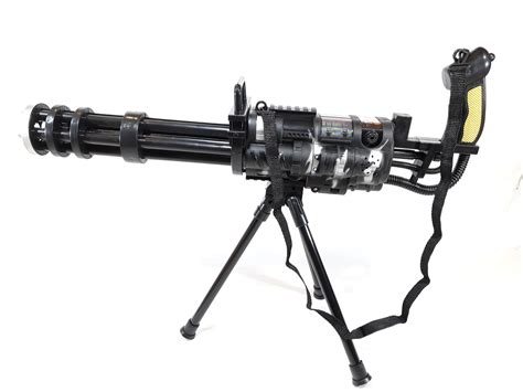 Karabin Maszynowy M134 Minigun Na Baterie Z Ledami I Dźwiękiem ⋆ Tomdorix