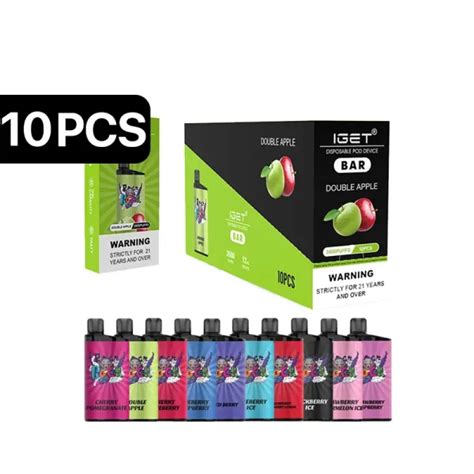 Iget Bar Box Mixed Flavours Pcs Vapepenzone Australia