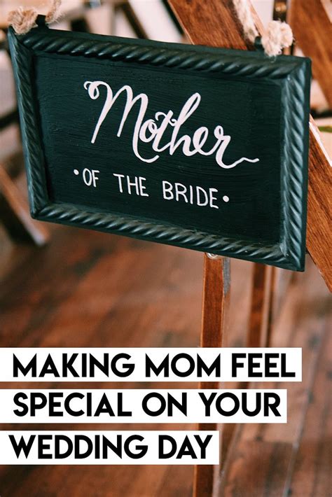 How To Make Your Mom Feel Special On Your Wedding Day Special Wedding Ts On Your Wedding