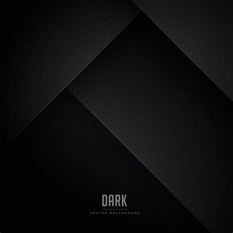 Free Vector Black Minimal Background With Abstract Shapes