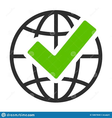 Worldwide Shipping Vector Icon Stock Vector Illustration Of Approved