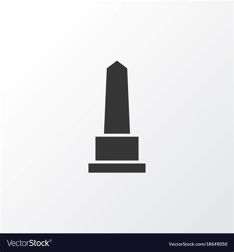Monument Icon Symbol Premium Quality Isolated Vector Image