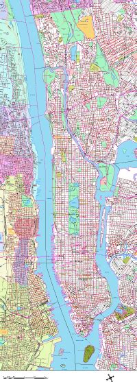 Nyc Zip Code Manhattan Map World Map