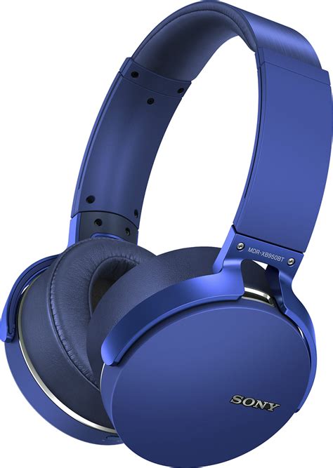 Best Buy Sony Extra Bass Wireless Over The Ear Headphones Blue