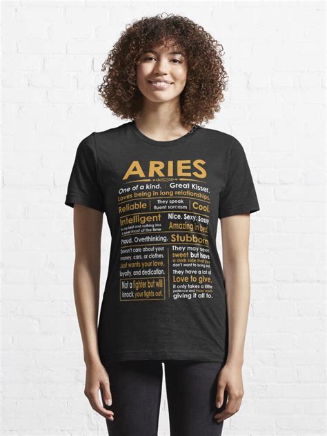Funny Aries Zodiac Sign Shirt T Shirt For Sale By Nananguyenpy