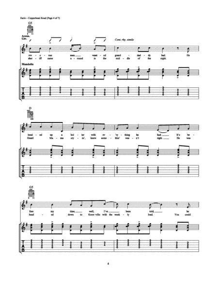 Copperhead Road By Steve Earle Digital Sheet Music For Download