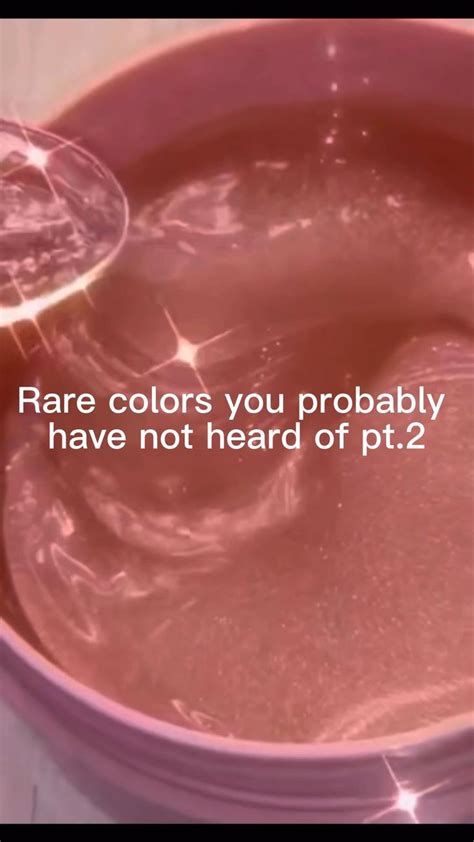 Rare Colors Youve Probably Havent Heard Of Pt2 Unique Color Names