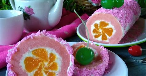 Resep Jeruk Roll Cake Oleh Mak Win Cookpad