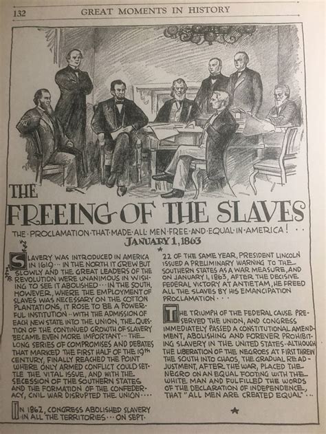 Freeing Of The Slaves 1863 Emancipation Proclamation 1863 Etsy