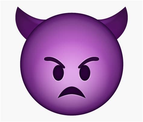 Purple Devil Emoji Svg