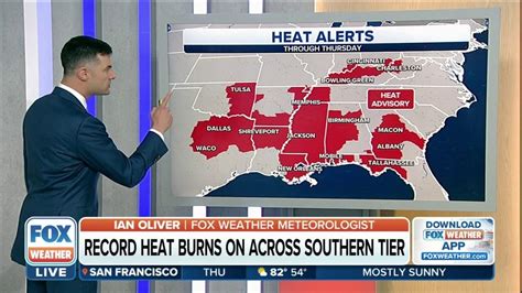 Dangerous Heat From Southern Plains To Southeast Thursday Latest Weather Clips Fox Weather