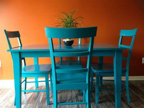 Then and there we ordered a dining table and 8 chairs. Rockin the teal kitchen table! | Teal kitchen, Dining ...