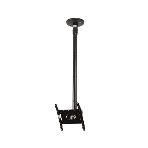Swivel ceiling tv mount for flat or inclined surfaces utilize this swivel ceiling tv mount in restaurants, airports, stores, and more! B-Tech Flat Screen TV Ceiling Mount 0.75m Pole Black ...