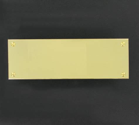 Polished Brass Plate 6 X 2 Engraveitnow Ltd