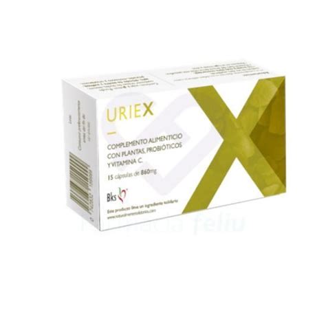 Uriex 15 Cápsulas Para Infección Urinaria Laparafarmaciaencasa