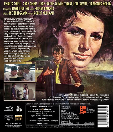 Verano Del 42 Bd 1971 Summer Of 42 Blu Ray
