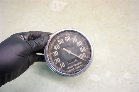 Harley Davidson Police Special Speedometer Flh Electraglide Parts Tz4