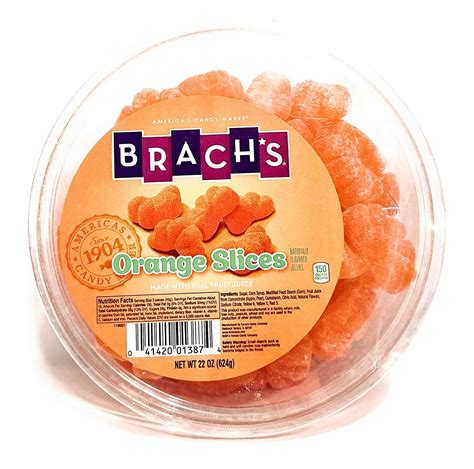 Brachs Chewy Orange Fruit Slices 22 Oz Grocery